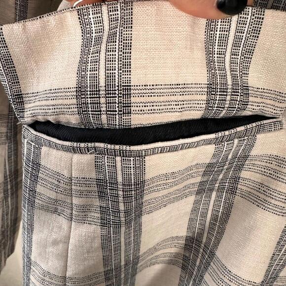 ZARA Plaid Double-Breasted Blazer | Oversized Check Jacket | 70s Revival Size S - Picture 11 of 16